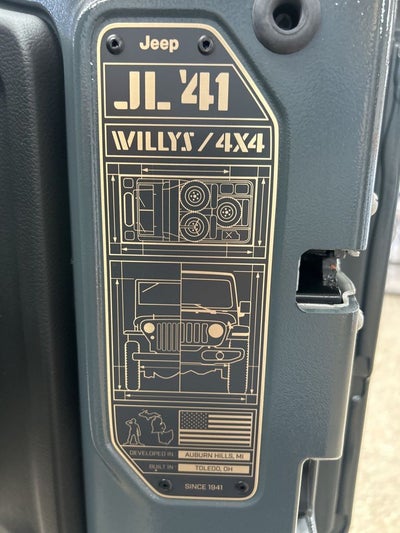 2026 Jeep Wrangler WRANGLER 4-DOOR WILLYS