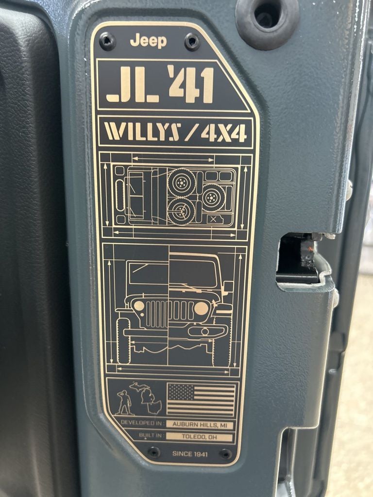 2026 Jeep Wrangler WRANGLER 4-DOOR WILLYS