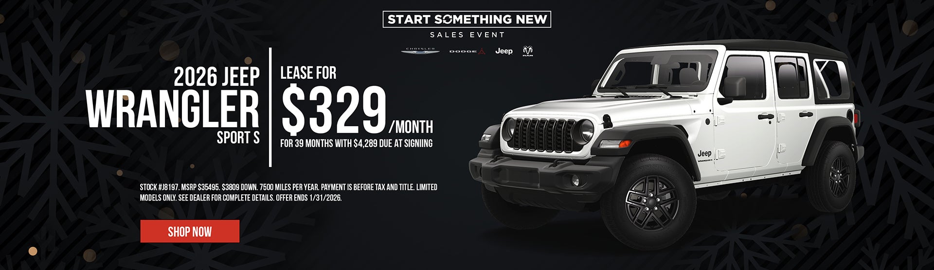 2026 Jeep Wrangler Sport S