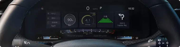 2026 Jeep Compass Uconnect 5 touchscreen compared with the Honda CR-V display