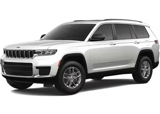 2026 Jeep Grand Cherokee and 2026 Toyota Highlander shown side by side