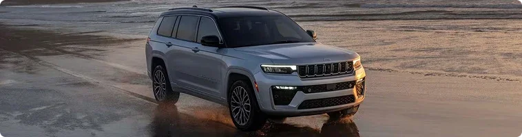2026 Jeep Grand Cherokee starting price compared with the Toyota Highlander