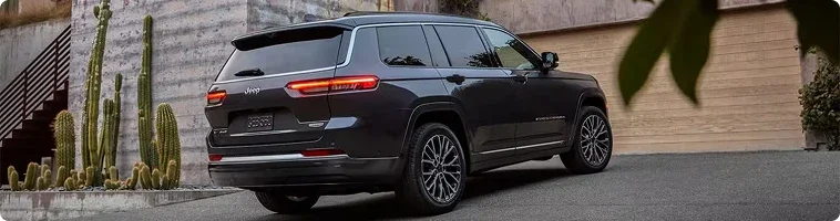2026 Jeep Grand Cherokee towing a trailer through Western Pennsylvania