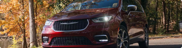 2026 Chrysler Pacifica exterior dimensions compared with the Honda Odyssey