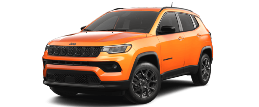 2026 Jeep Compass and 2026 Toyota RAV4 shown side by side