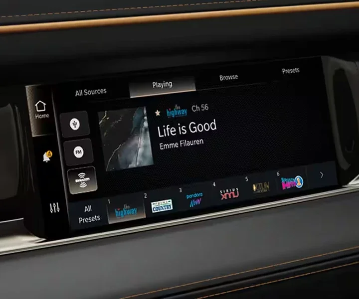 RAM front passenger touchscreen for connected services and passenger-side cabin controls