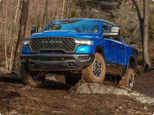 RAM 1500 and heavy-duty RAM trucks available with front passenger interactive display