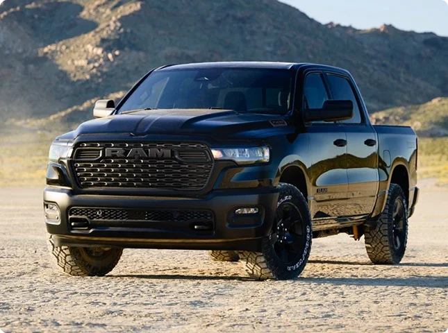 RAM 1500 pickup with available multifunction tailgate option