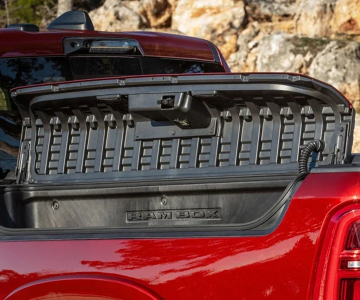 RamBox lockable truck bed storage keeping tools and gear secure in a RAM pickup