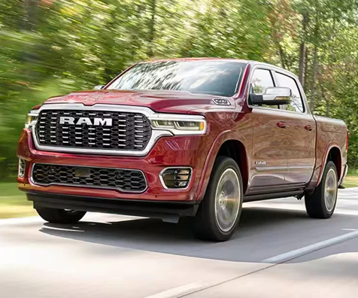 Ram Digital Key phone access with physical key fob backup for a RAM truck