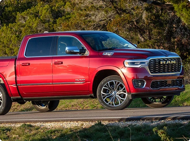 RAM 1500 Crew Cab with second-row in-floor RamBins and rear storage features