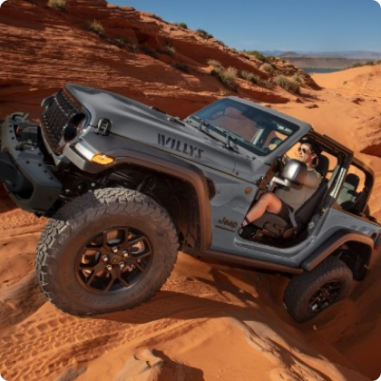 Driving the Wrangler Without Doors