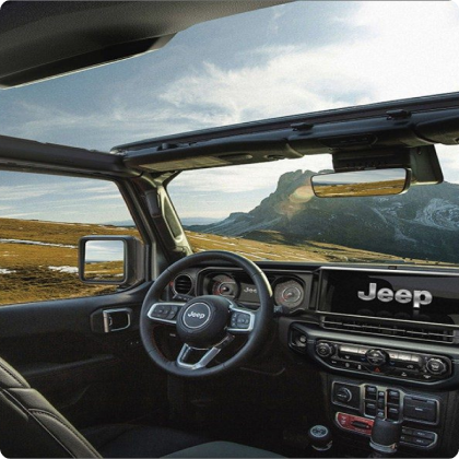 Open-Air Wrangler Driving in Western Pennsylvania